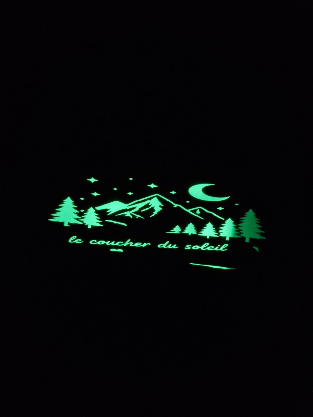 T-shirt Phosphorescent – Le Coucher du Soleil