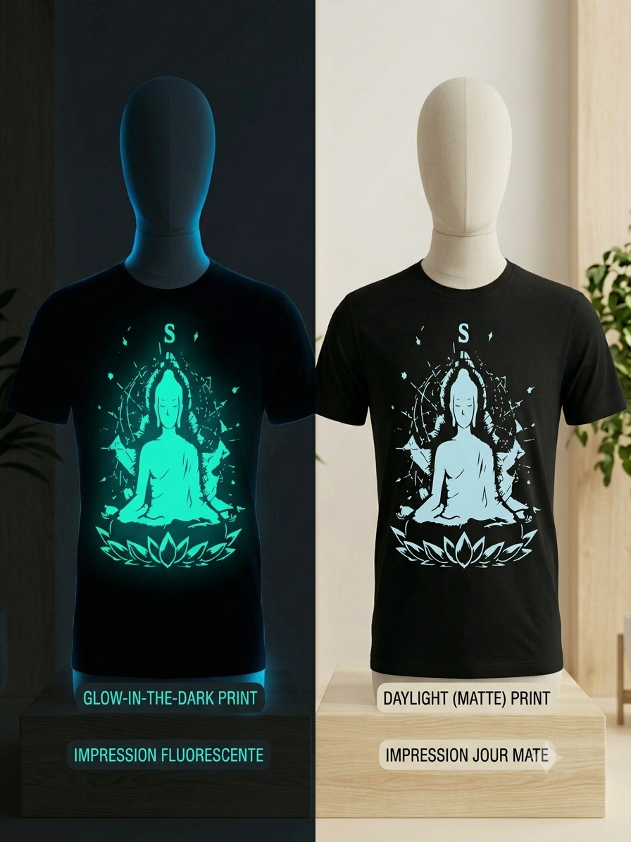 T-shirt Phosphorescent – Bouddha
